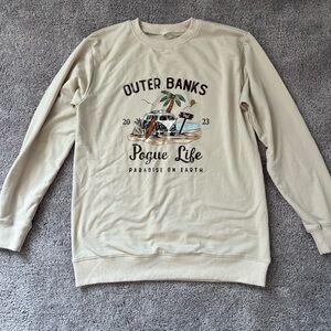 Outer Banks Pogue Life Sweatshirt (small) and T shirt (medium) bundle Junior